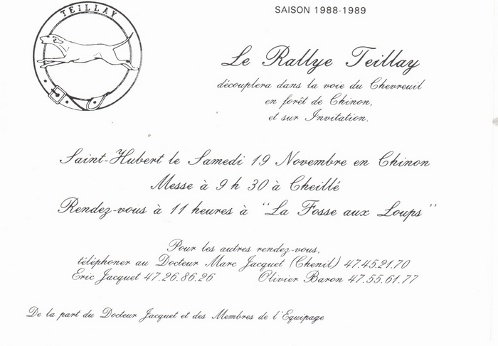 Rallye Teillay - Archives du château de Montpoupon